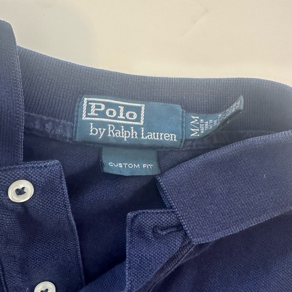 Polo ralph Lauren - blue dress shirt short sleeve - Picture 4 of 4
